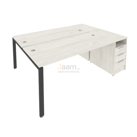 Мебель для персонала Рабочая станция с опорной тумбой Б.РС-СТП-2.4