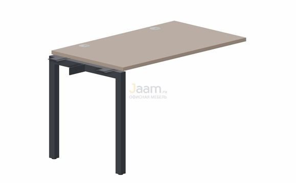 Мебель для персонала Стол приставной PENPG127 (2 громмета)