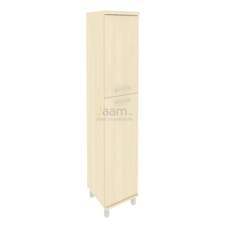 Кабинет руководителя Офисный шкаф высокий узкий левый KSU-1.8 Л