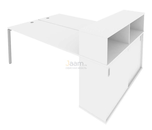 Мебель для персонала Рабочая станция с опорным шкафом-купе Б.РС-СШК-2.5